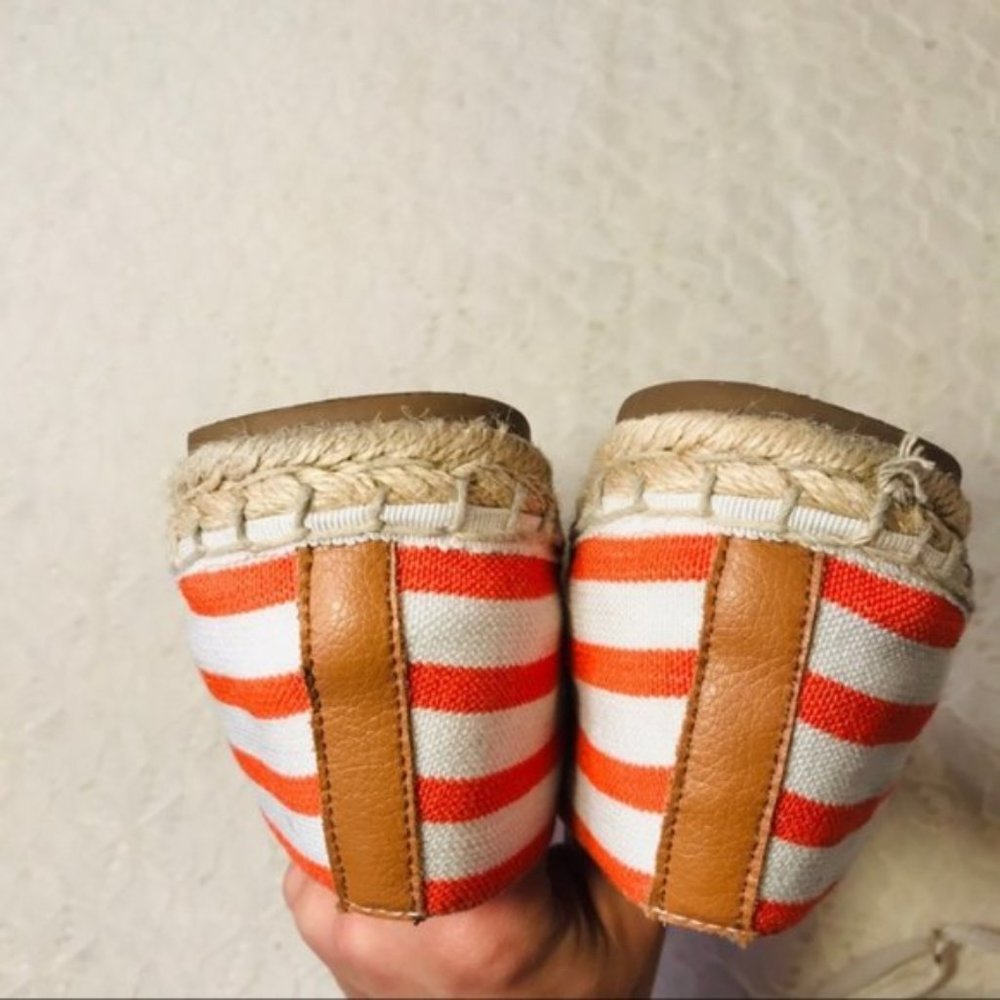Vionic Valeri Espadrilles Orthopedic Striped Flats - Picture 5 of 9